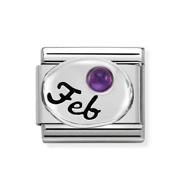 Nomination Classic February Amethyst 330505/02