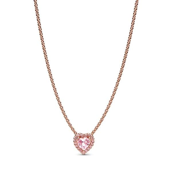 Pandora Pink Heart Collier kaulakoru 388425C02