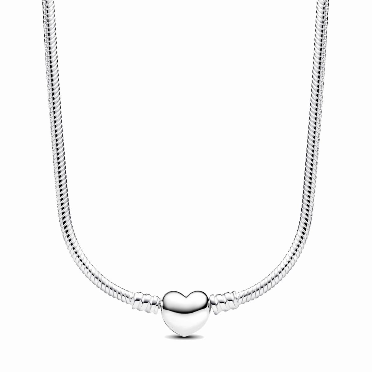 Pandora Moments Heart Clasp Snake Chain kaulakoru 45 cm 393091C00-45
