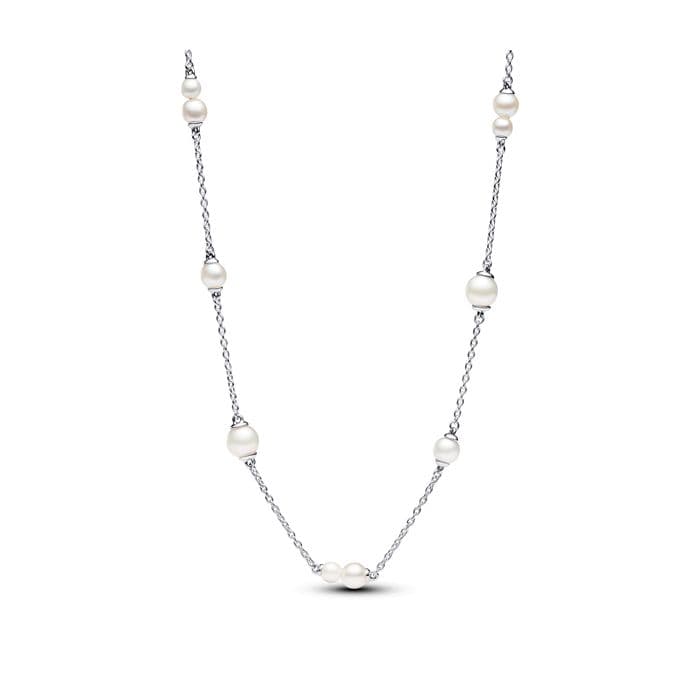 Pandora Treated Freshwater Cultured Pearl Station Chain kaulakoru 393175C01-45