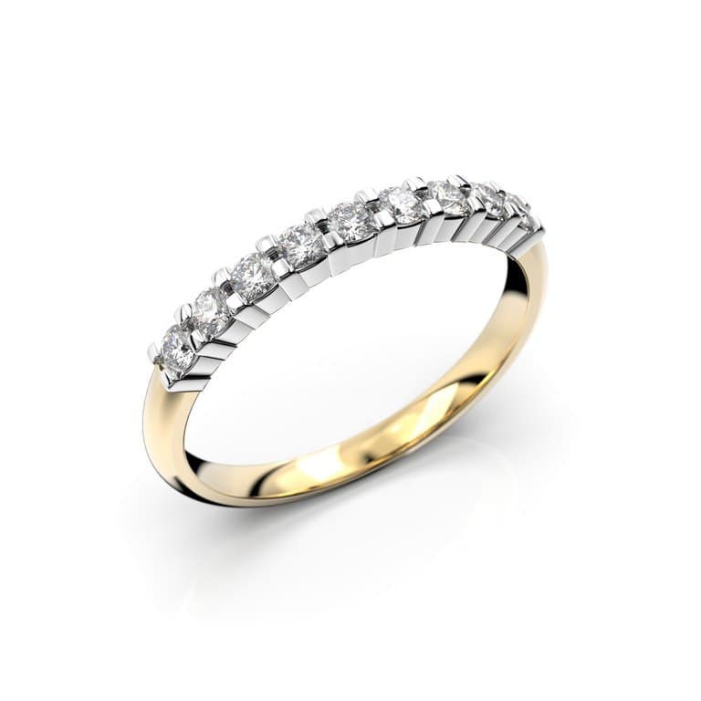 Festive Sophia Half Round timanttisormus 0,27ct 14-422-027-KV-HSI1