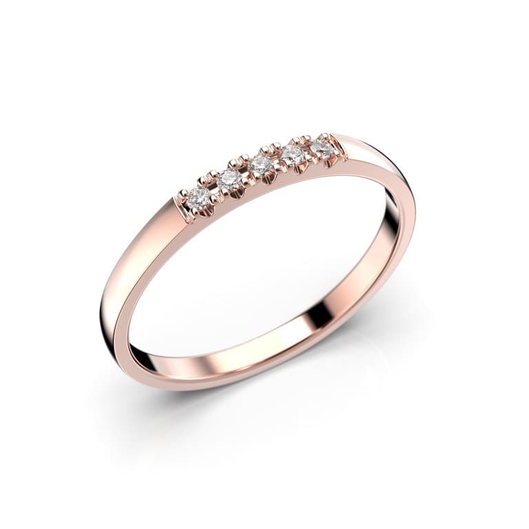Festive Victoria timanttisormus 0,05ct 14-432-005-PK-HSI1
