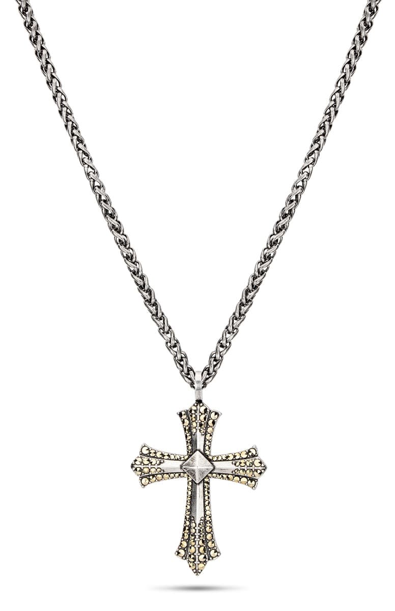 Police Antique Cross -ristikaulakoru PEJGN2112821