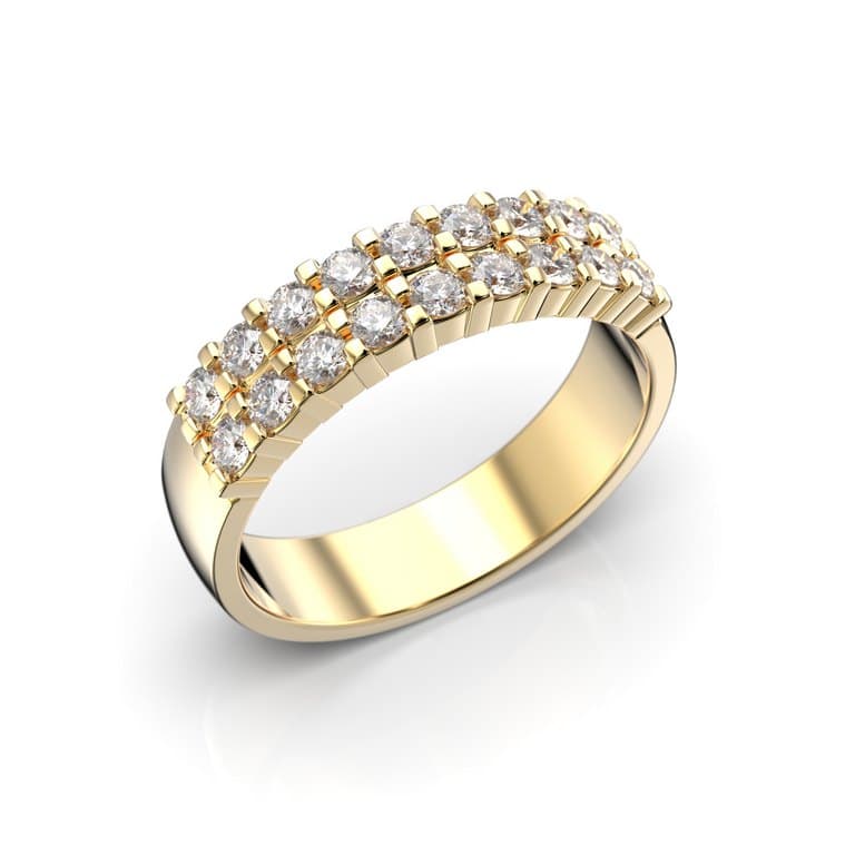 Festive Sophia Double timanttisormus 0,54ct 14-481-054-KK-HSI1