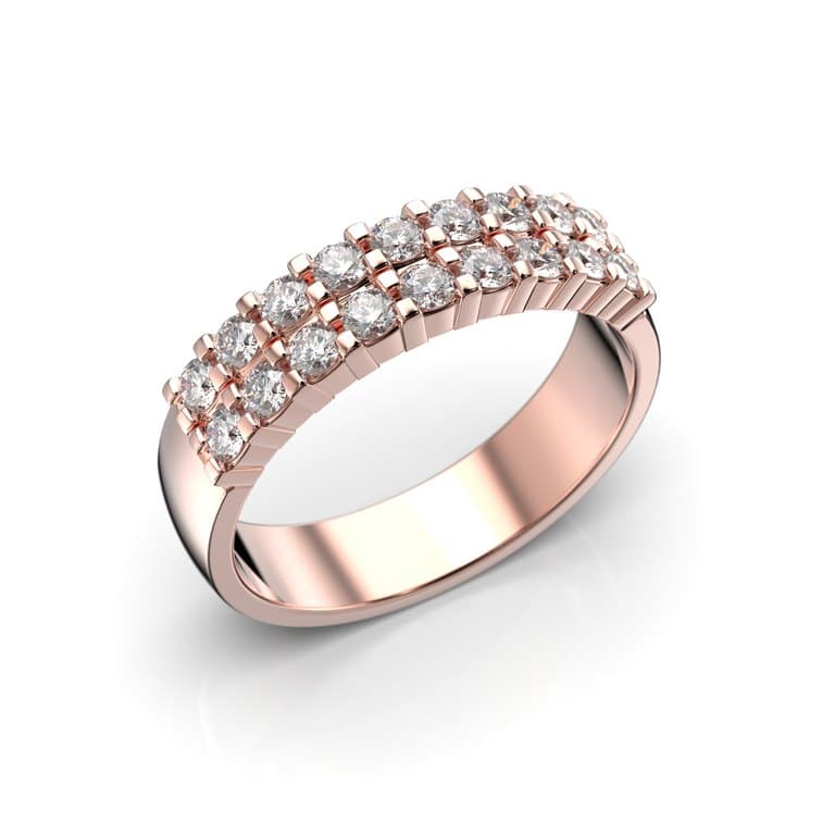 Festive Sophia Double timanttisormus 0,54ct 14-481-054-PK-HSI1
