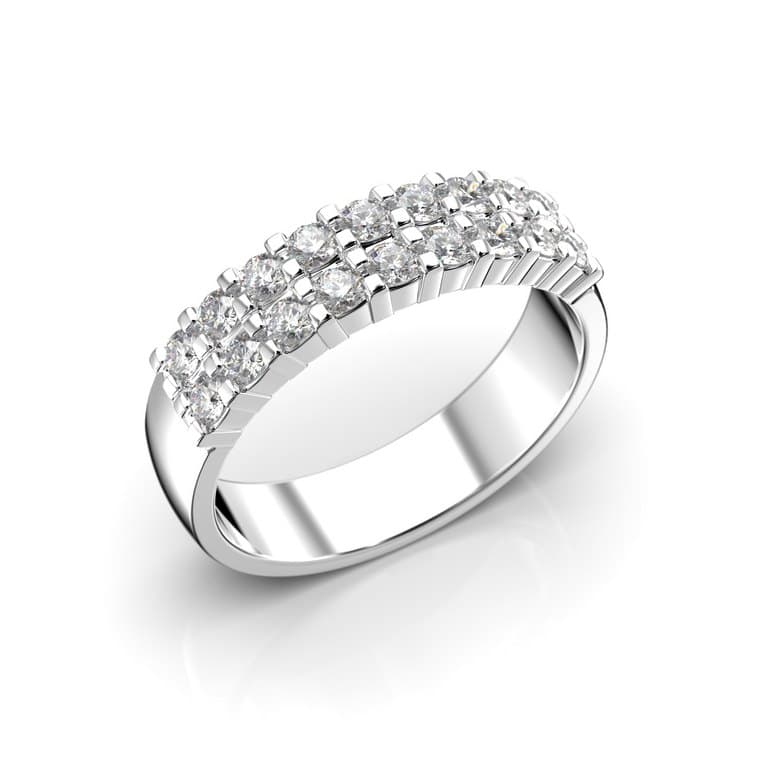 Festive Sophia Double timanttisormus 0,54ct 14-481-054-VK-HSI1