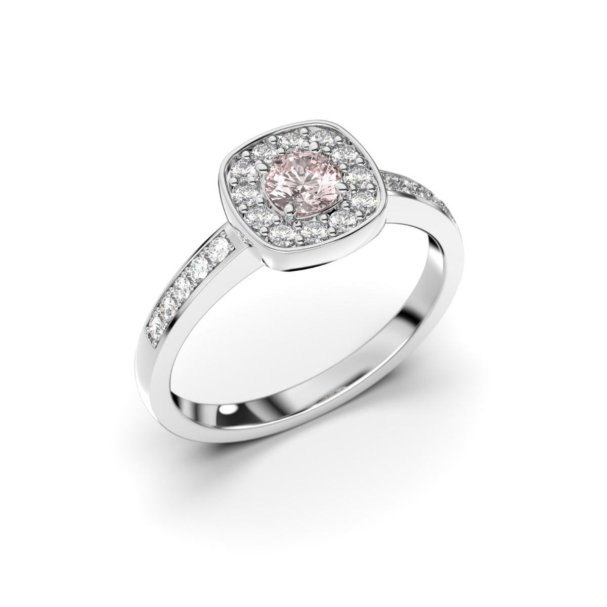 Festive Alicia Morganiitti timanttisormus, platina 503-043M-PT