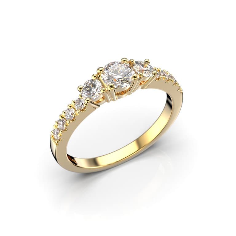 Festive Aurora 0,66ct timanttisormus 14-506-066-KK-HSI1