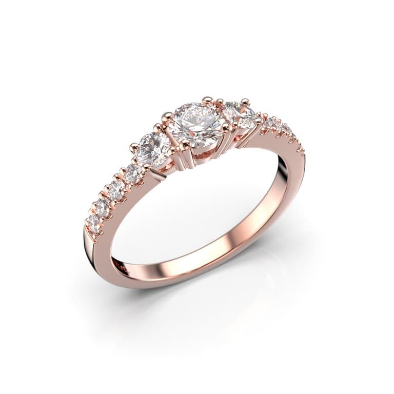 Festive Aurora 0,66ct timanttisormus 14-506-066-PK-HSI1
