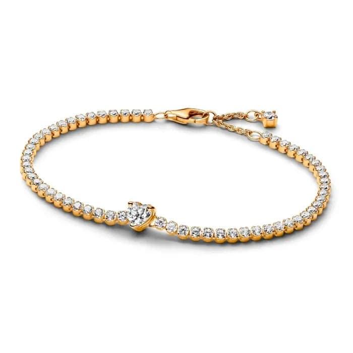 Pandora Sparkling Heart Tennis rannekoru 20 cm 560041C01