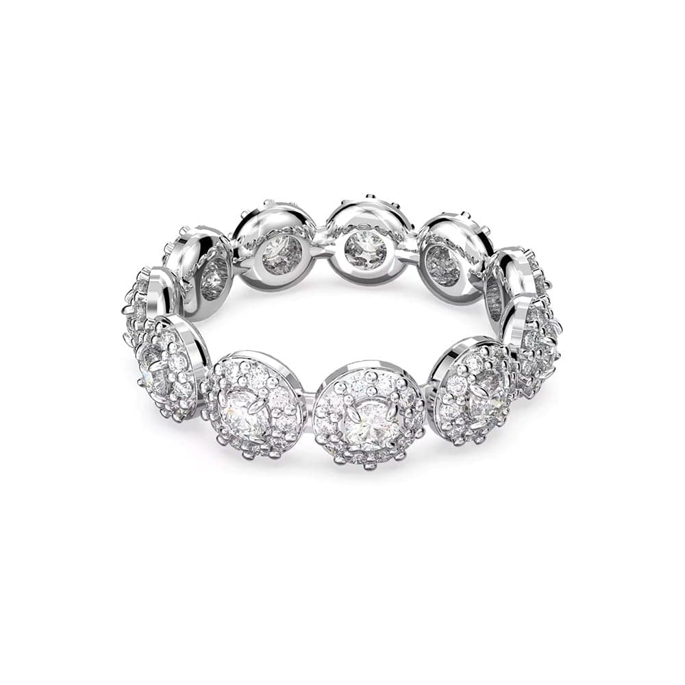 Swarovski Una Angelic sormus / hopeanvärinen
