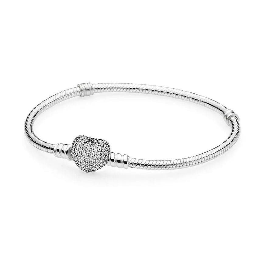 Pandora Pave Heart Clasp rannekoru 23 cm 590727CZ