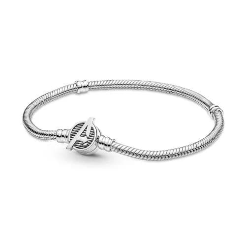 Pandora Moments Marvel The Avengers Logo Clasp Snake Chain rannekoru 20cm 590784C00-20