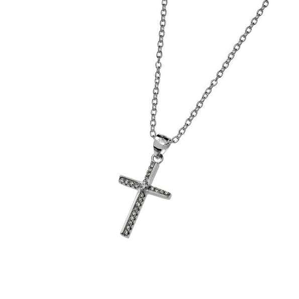 Hopeinen ristikaulakoru 591506000