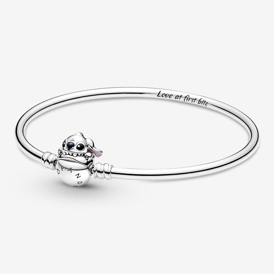 Pandora Moments Disney Stitch Biting Clasp Bangle rannekoru 17 cm  591683C01-17