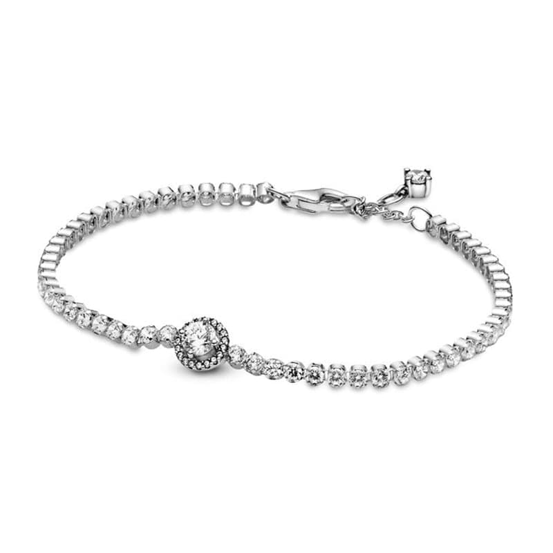 Pandora Sparkling Halo Tennis -rannekoru 20 cm 599416C01