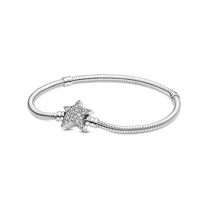 Pandora Moments Star Clasp Snake Chain rannekoru 17 cm 599639C01