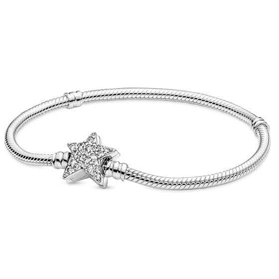 Pandora Moments Star Clasp Snake Chain rannekoru 18 cm 599639C01