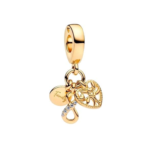 Pandora Family Infinity Triple Dangle, kullattu 762201C01