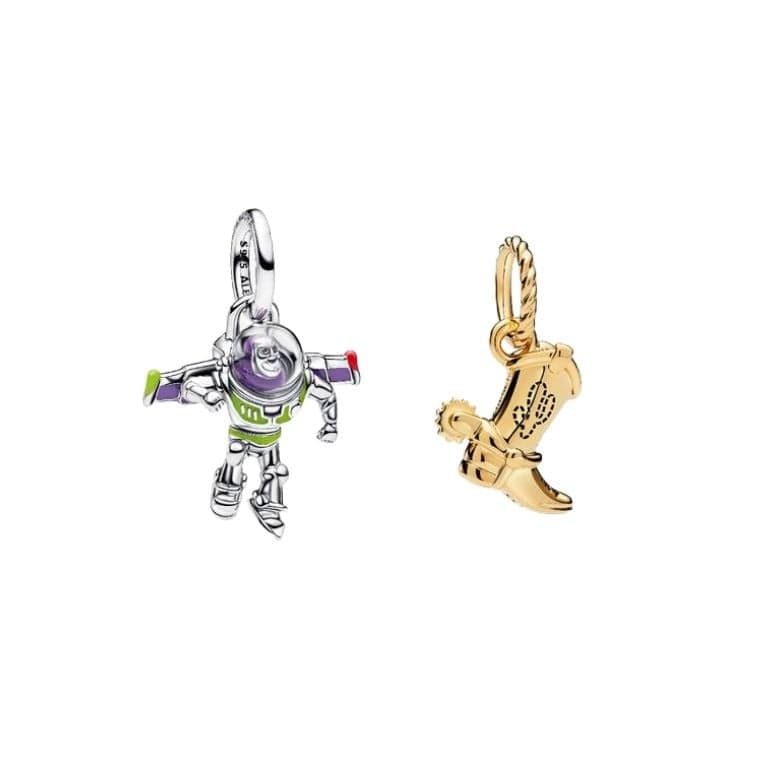 Pandora Toy Story Buzz and Woody Charm Duo helasetti