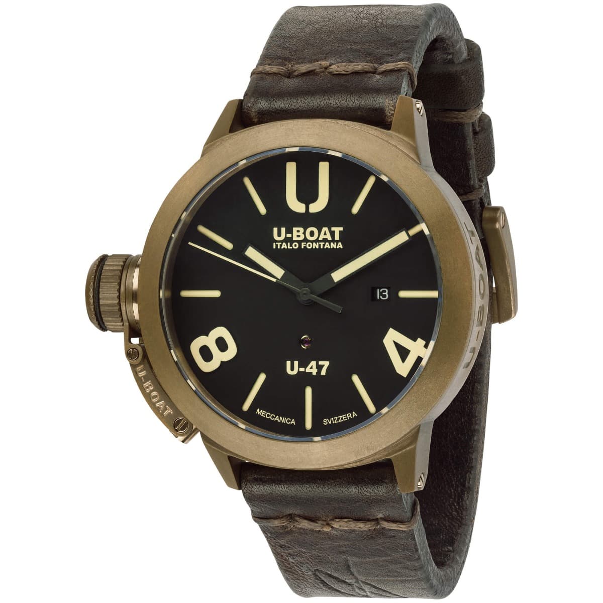 U-Boat Classico U-47 Bronze -rannekello 7797