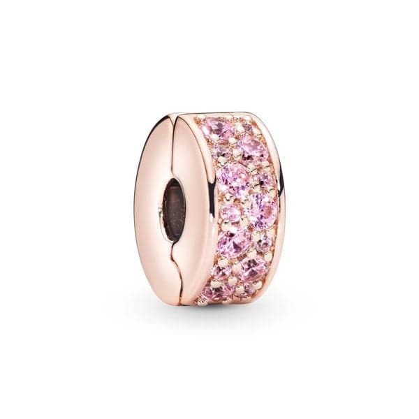 Pandora Rose Moments Sparkling Pink Clip lukkohela 781817PCZ