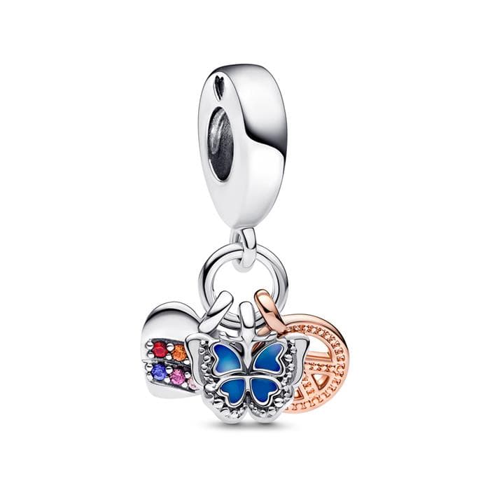 Pandora Heart Butterfly Peace hela 782572C01