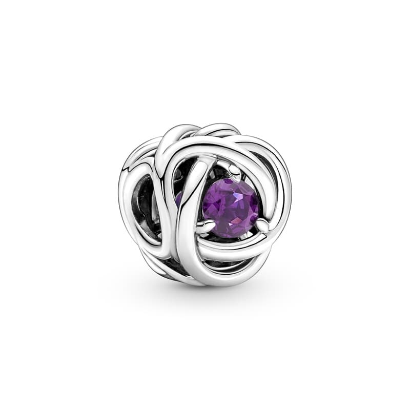 Pandora Moments Purple Eternity Circle hela 790065C02  / helmikuu