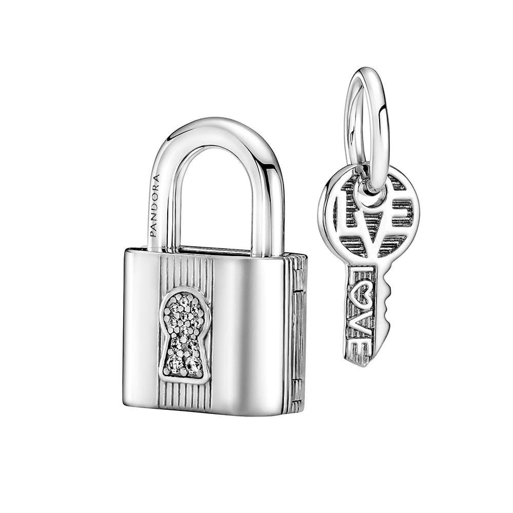 Pandora Dangle Padlock & Key hela 790088C01