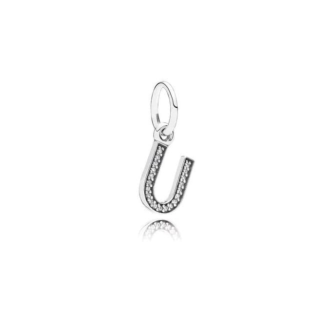 Pandora Letter U Dangle with Zirconia 791333CZ
