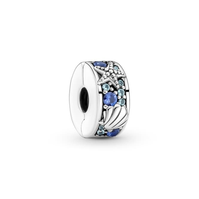 Pandora Tropical Starfish & Shell Clip Charm hela 791678C01