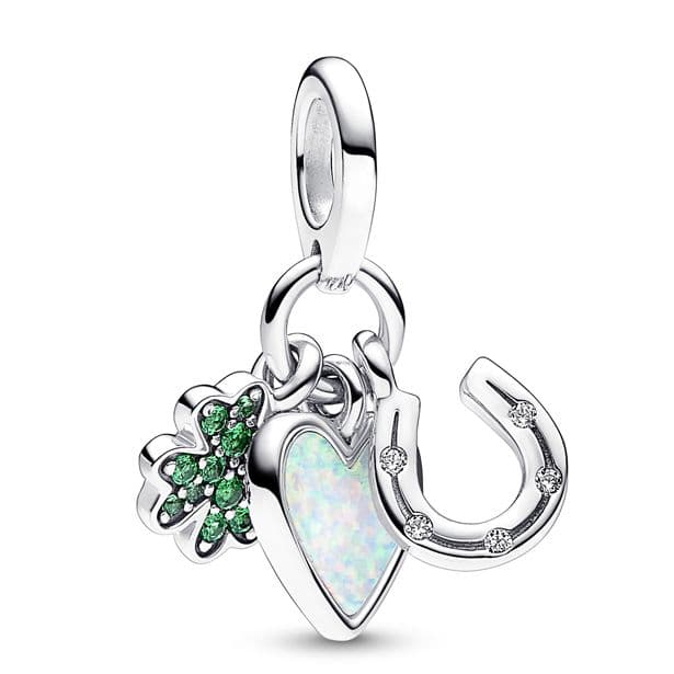 Pandora Four-leaf Clover, Heart & Horseshoe hela 792755C01