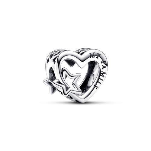 Pandora Openwork Family Heart & Star hela 792829C00