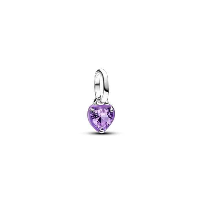Pandora ME Purple Chakra Heart Mini Dangle hela 793042C04