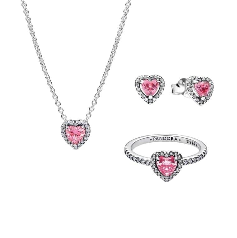 Pandora Pink Hearts korusetti