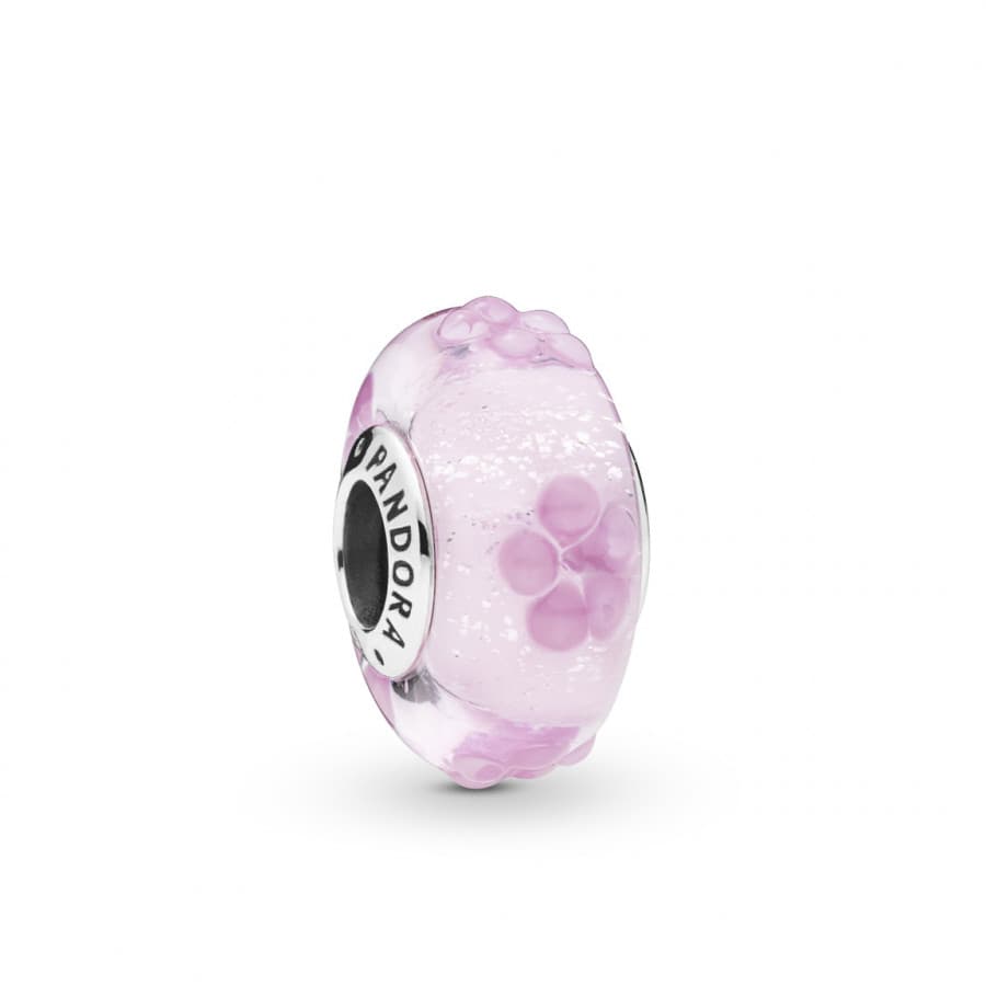 Pandora Pink Flower Murano Glass -hela 797901
