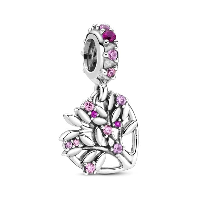 Pandora Pink Heart Family Tree -hela 799153C01