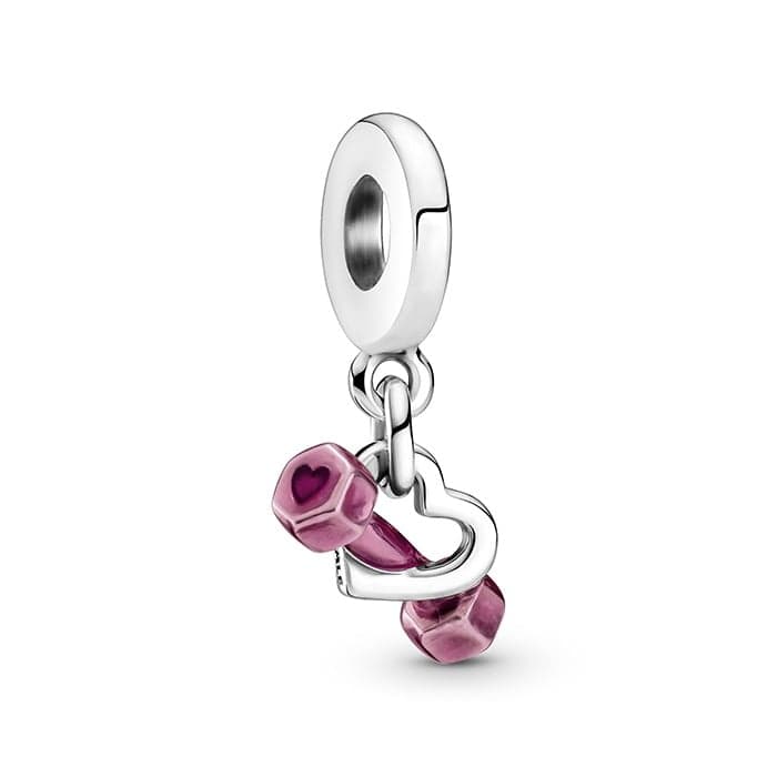 Pandora Dumbbell & Heart hela 799545C01