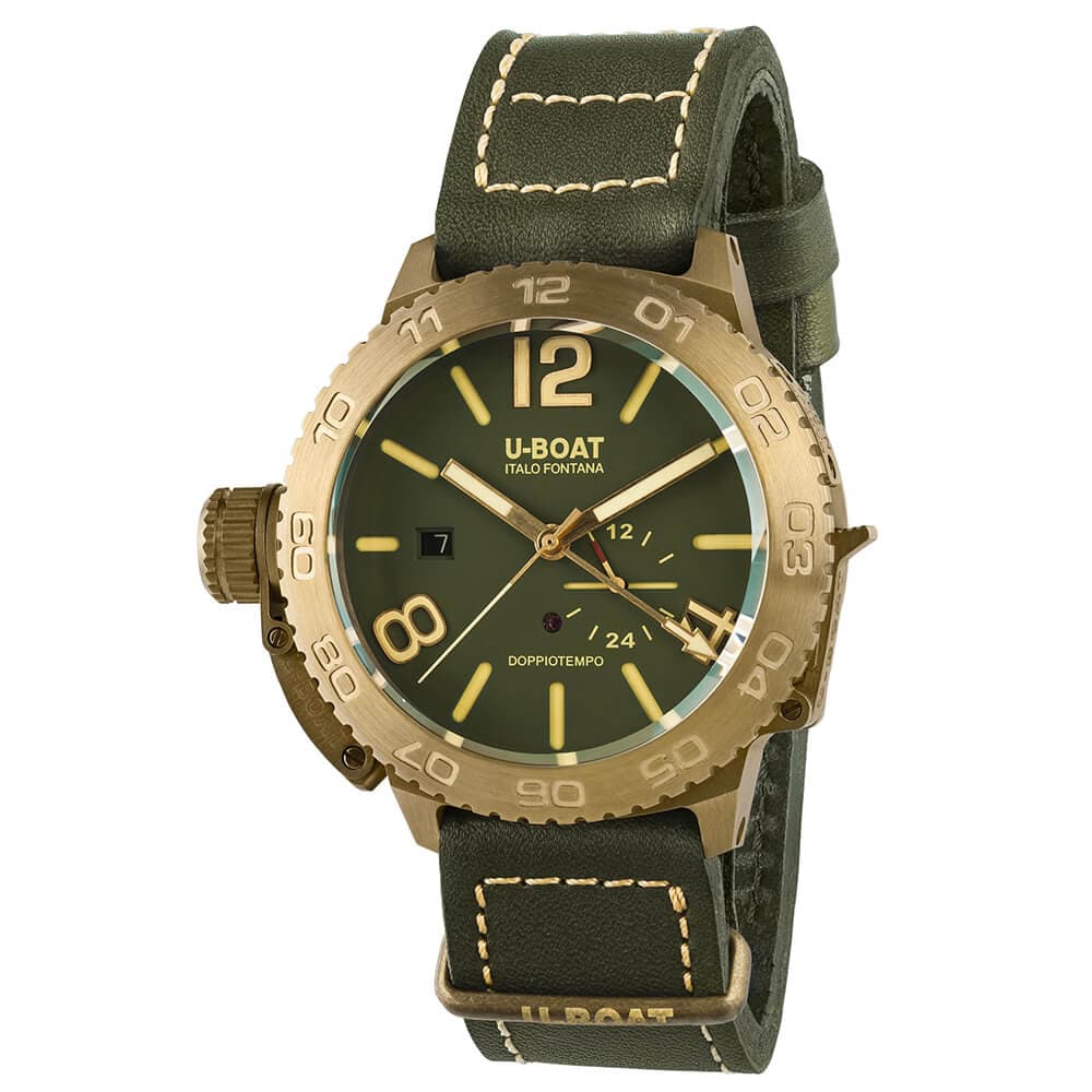 U-Boat Doppiotempo 46 Bronze -rannekello 9088