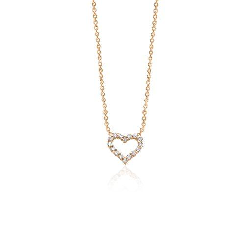Bulevardi Diamond timanttikaulakoru / sydän 40/43 cm BLVD559