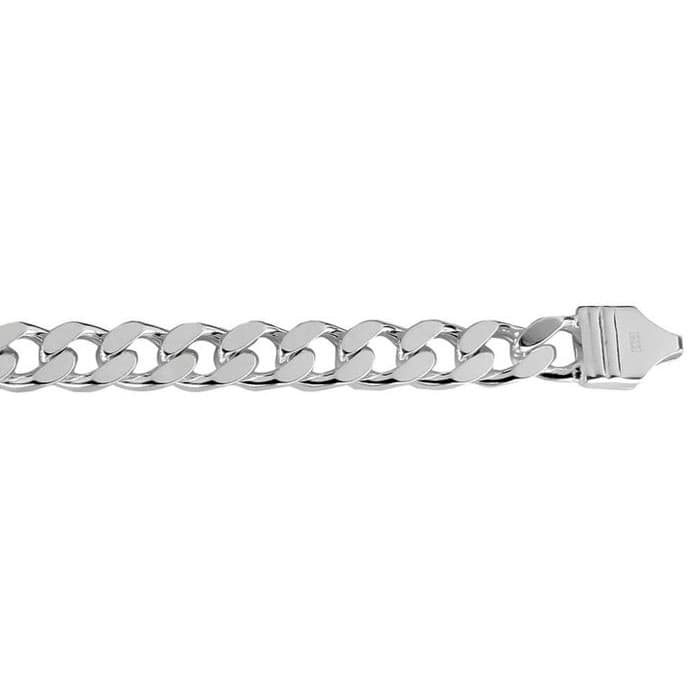 Hopeinen panssarirannekoru 8 mm CDH-220 20.5