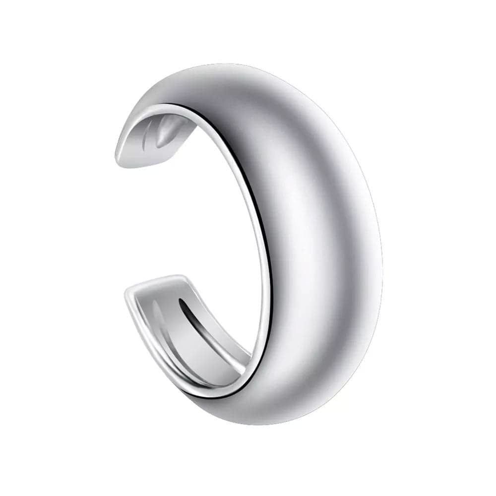 Hopeinen ear cuff E21665