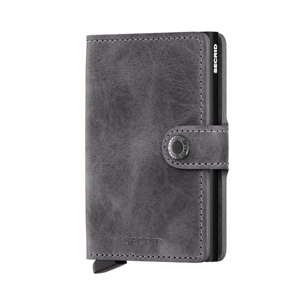 Secrid Miniwallet Vintage Grey-Black MV-GREY-BLACK