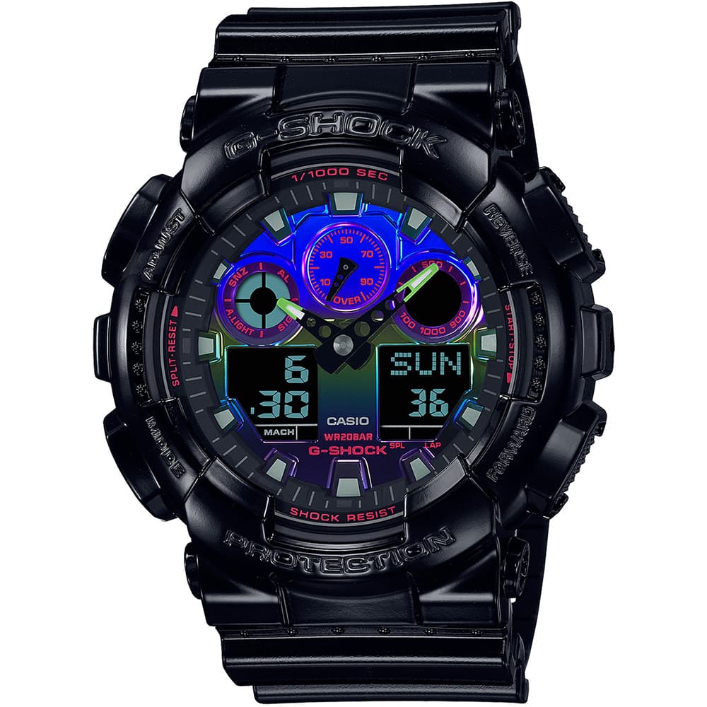 Casio G-Shock Virtual Rainbow Series GA-100RGB-1AER