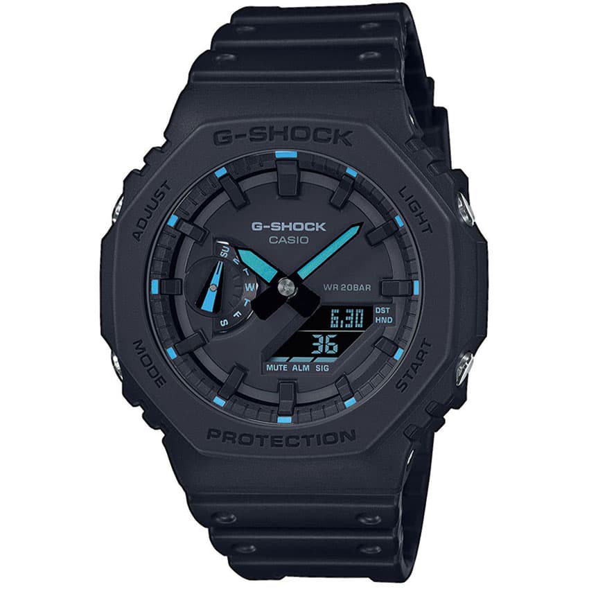 Casio G-Shock Neon Accent Series GA-2100-1A2ER
