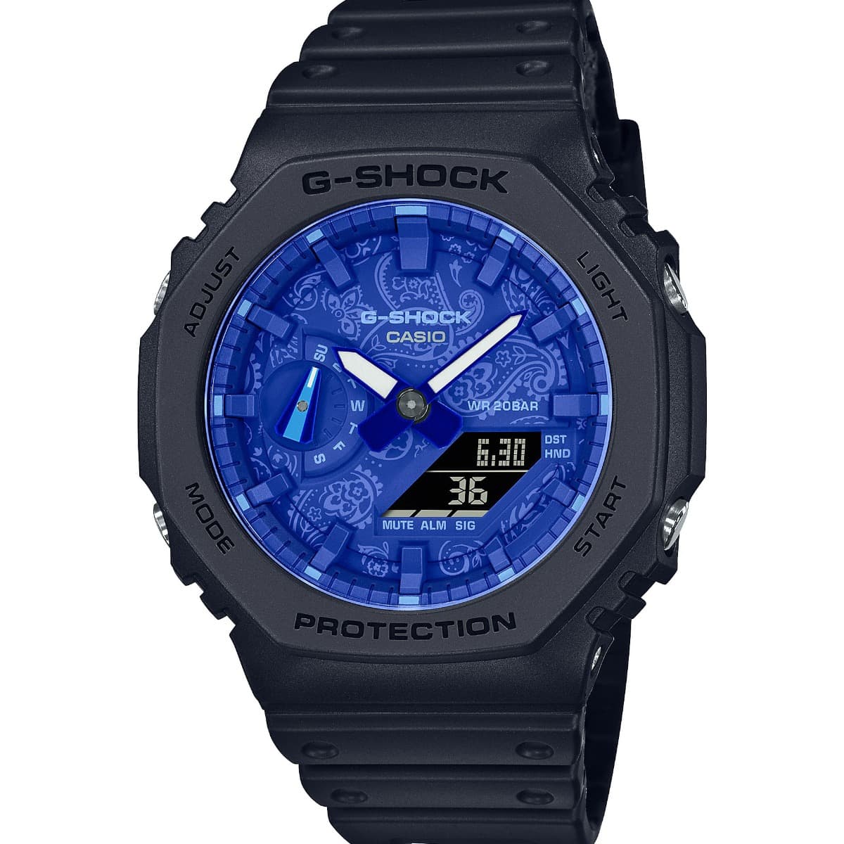 Casio G-Shock Blue Paisley Limited Edition GA-2100BP-1AER