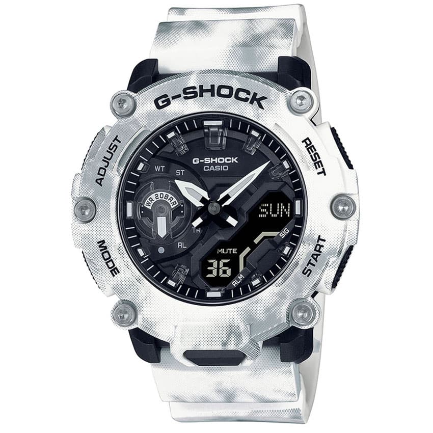 Casio G-Shock Snow Camo Limited Edition GA-2200GC-7AER