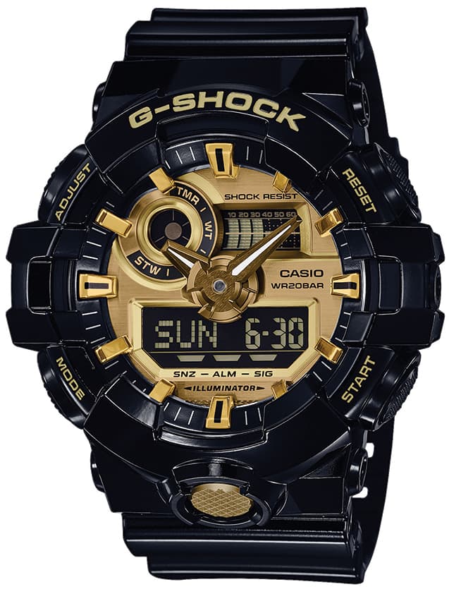 Casio G-Shock -rannekello GA-710GB-1AER