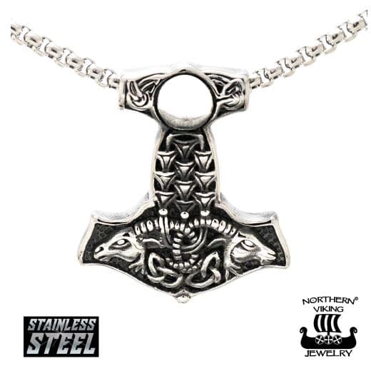 Northern Viking Jewelry Goat Thorin Vasara -kaulakoru 50 cm NVJRS084