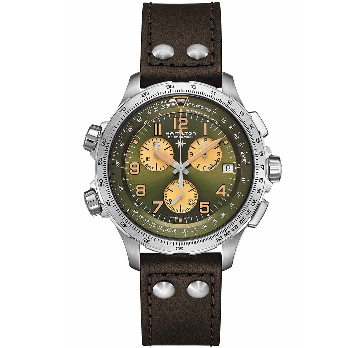 Hamilton Khaki X-Wind GMT Chrono Quartz H77922541